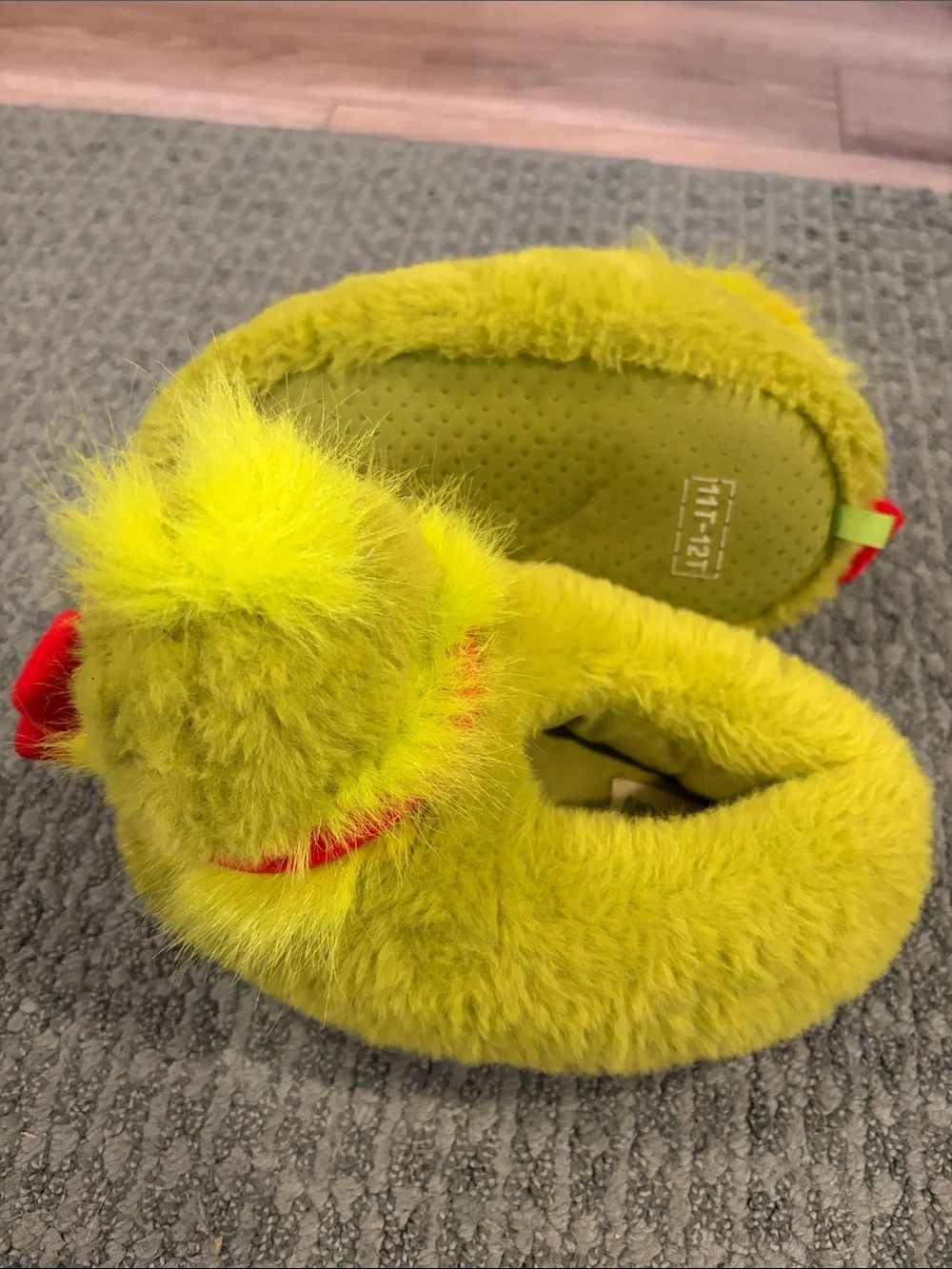 Plush Green Grinch Slippers